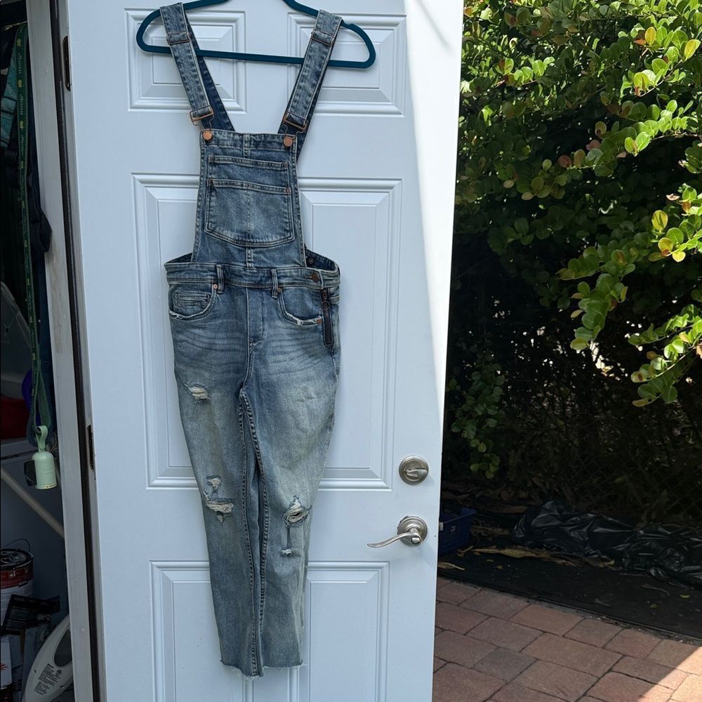 Womens Rag & Bone Blue Denim Overalls - Long - Size 25 - NEVER WORN